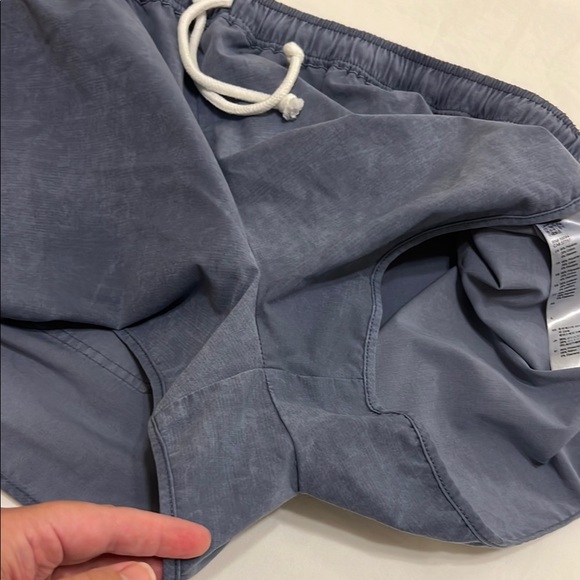 RVCA Smoke Blue Athletic Shorts Elastic Waistband - Picture 8 of 8